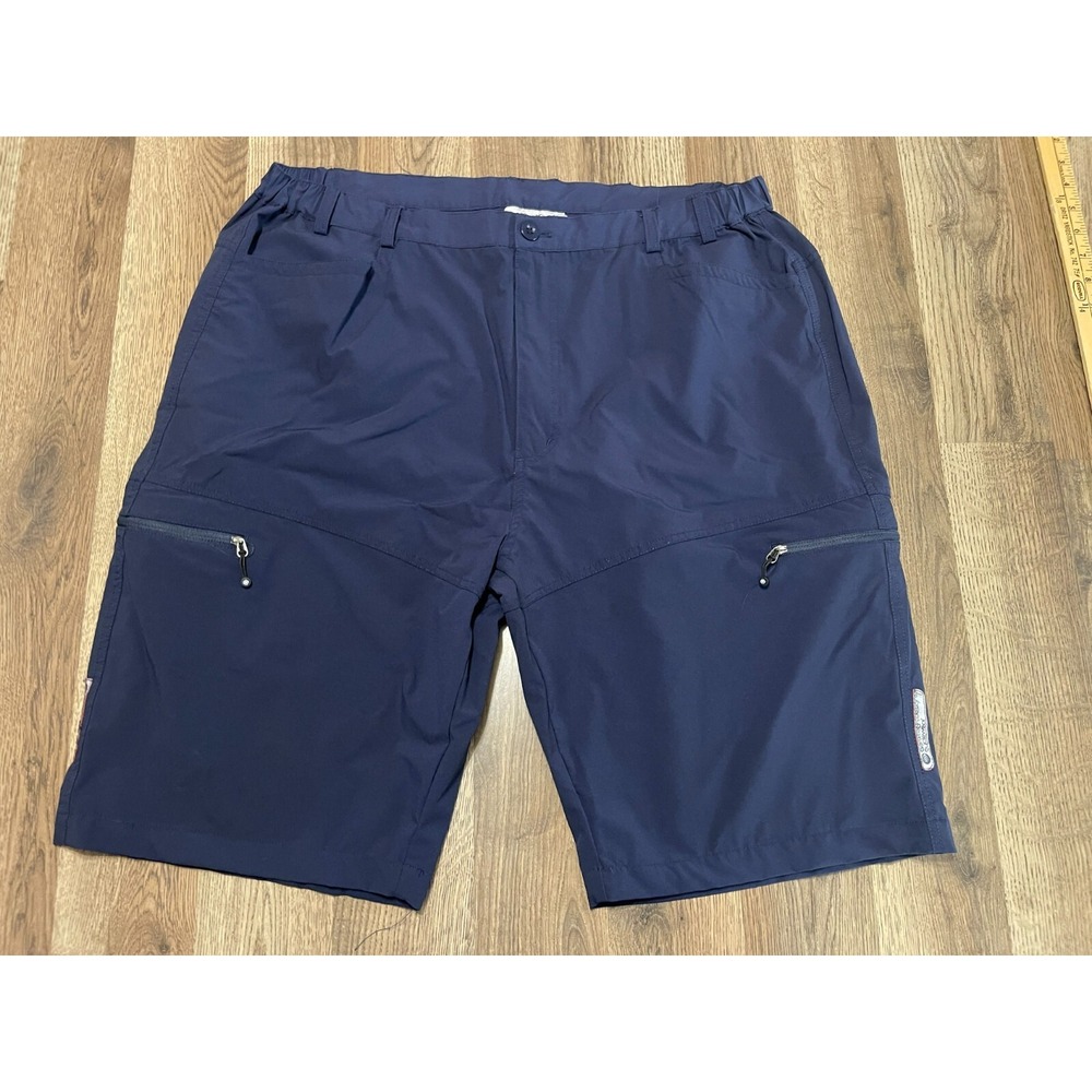 Cyclewear Shorts, Men's Size XL, Navy Blue, Zip Pockets